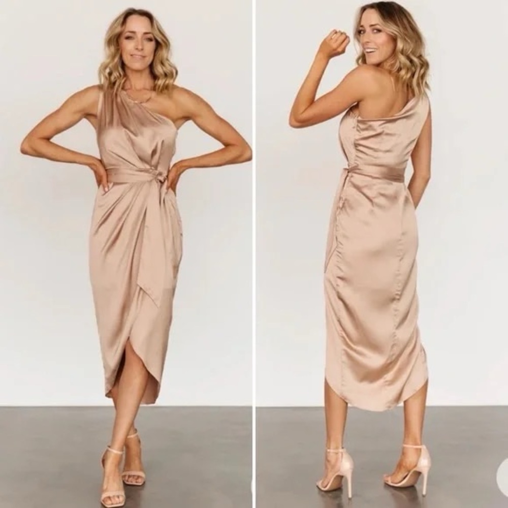 Baltic Born Champagne Celia Dress Size M